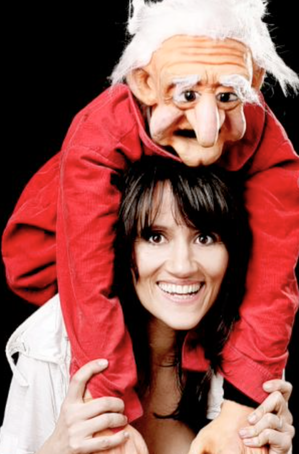 Nina Conti with one of her many puppets