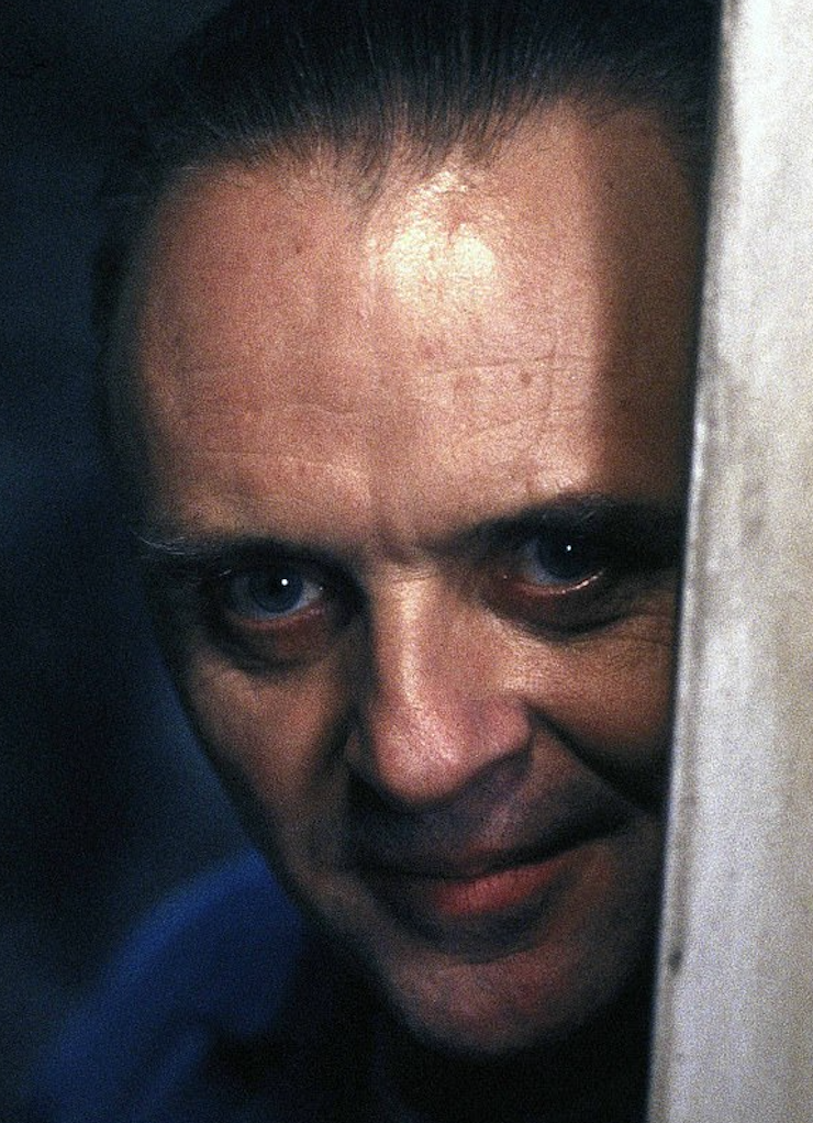 Sir Anthony Hopkins in Silence of the Lambs