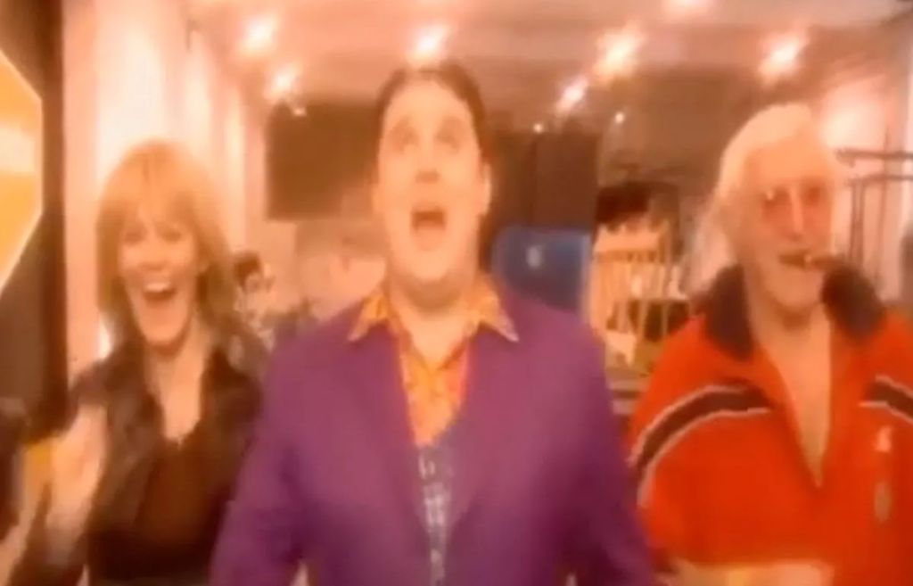 Peter Kay and Jimmy Savile in Tony Christie's (Is This The Way To) Amarillo 