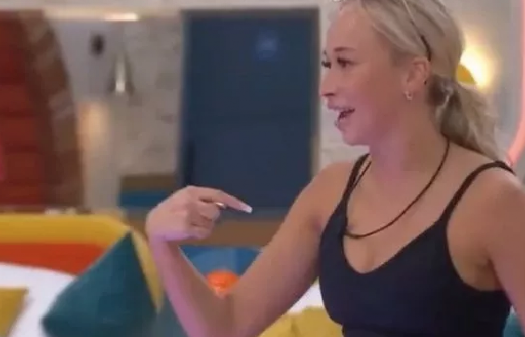 Olivia Young in the Big Brother house
